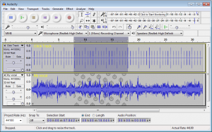 Audacity & helikvaliteet